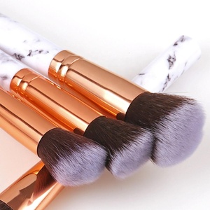 BS-MALL 10 pièces Marbre Brosse de maquillage de Marque Privée Cosmétiques Outils De Maquillage Brosses Ensemble - Product Image 4
