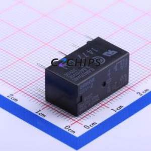 G5V-2-DC5 Signal Relay DIP,9.9x20.3mm Relay 5V 2 Changeover: 2C (DPDT-Changeover)::: 125V-AC/125V-DC Silver + Gold Plated - Product Image 2