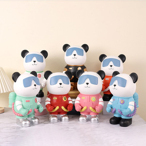 Panda Desktop Resin Figurine Astronaut Style Decorative Craft Toy Figure Statues - Product Image 2