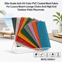 Bâche en polyester 100% enduite de PVC ignifuge et antistatique pour utilisation en tente extérieure - Imperméable, durable, anti-vieillissement