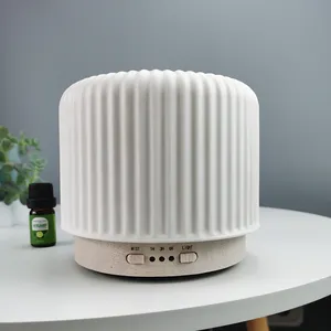 200ml Ceramic Wood Aroma Diffuser Stone Diffuser Ultrasonic Essential Oil Diffuser For Aromatherapy