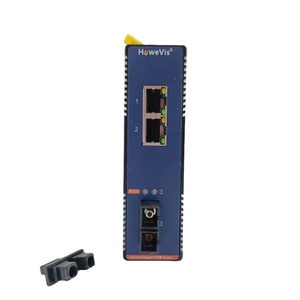 Nuevo stock 100M Ethernet industrial no administrado interruptor PoE módulo óptico interfaz SC 1xSFP 2xRJ45 Opción de carril Din certificado FCC - Product Image 1