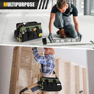 Factory Original Heavy-Duty Portable Tool Bag Oxford Material Wide Mouth Multi-Purpose Work Organizer <b>for</b> Men - Product Image 2