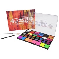 Kit de peinture de visage fluorescent et perlé de 42 couleurs pour les fêtes d'enfants Carnaval et Halloween Fournitures de gros