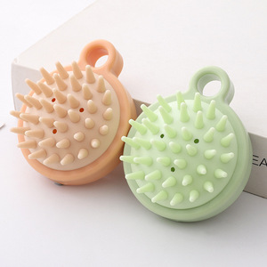 Diy Scalp Massage Hair Brush Silicone Wet Dry Shampooing For Hair Care - Product Image 2