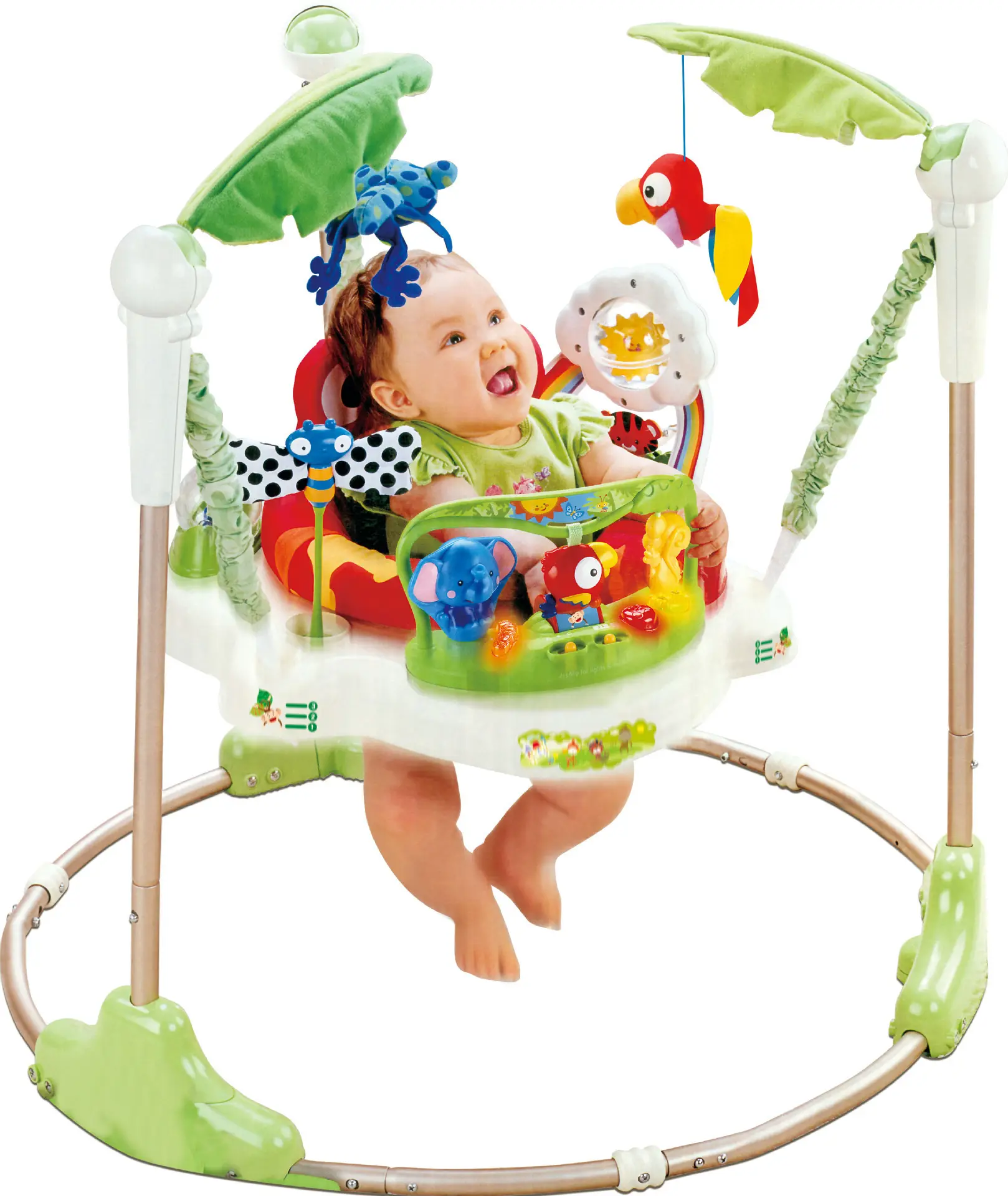 남미 시장 안전 하이 퀄리티 아기 점프 높은 의자 라운드 아기 점퍼