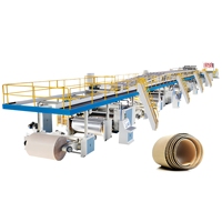 Línea de Producción de Cartón Corrugado de Alta Velocidad de 3/5/7 Capas, Máquina Corrugadora Automática para Fabricación de Cajas