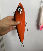 Leurre de pêche OEM Big Game Stick Bait 8" 10" en plastique ABS rigide pour la pêche à la traîne du thon bleu, leurre de pêche en mer GT, crayon coulant