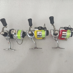 Moulinet de pêche filature en métal 3 couleurs MN100 # avec ligne de 50m 2 # moulinet de pêche interchangeable à gauche et à droite - Product Image 2