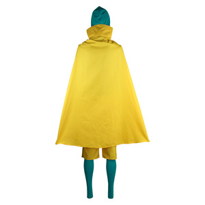 Disfraz de WandaVision para hombre, conjunto completo, traje con capucha verde y amarillo para fiesta de Halloween, juego de rol - Product Image 3