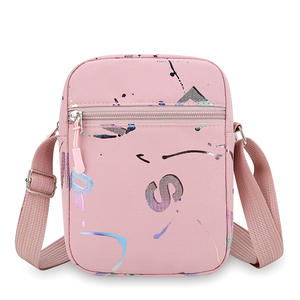 Nuevo Bolso Bandolera Cuadrado Vertical para Mujer, Múltiples Bolsillos, Resistente al Agua, Rosa, Azul, Verde, Negro, Morado, Verano 2025 YZ1373 - Product Image 3