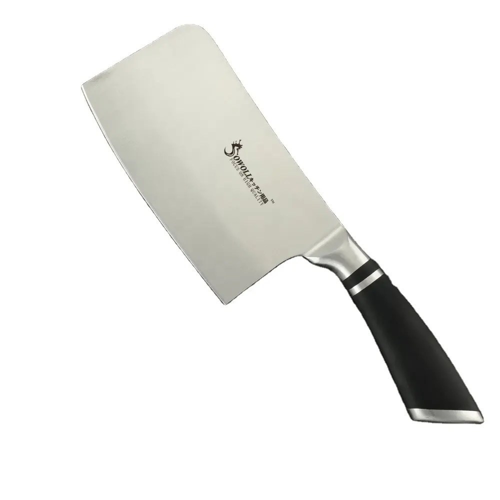 チョッピングナイフ3Cr14ステンレス鋼クリーバー非常に鋭い刃滑り止めハンドルシェフナイフ中国の肉屋カトラリーナイフ