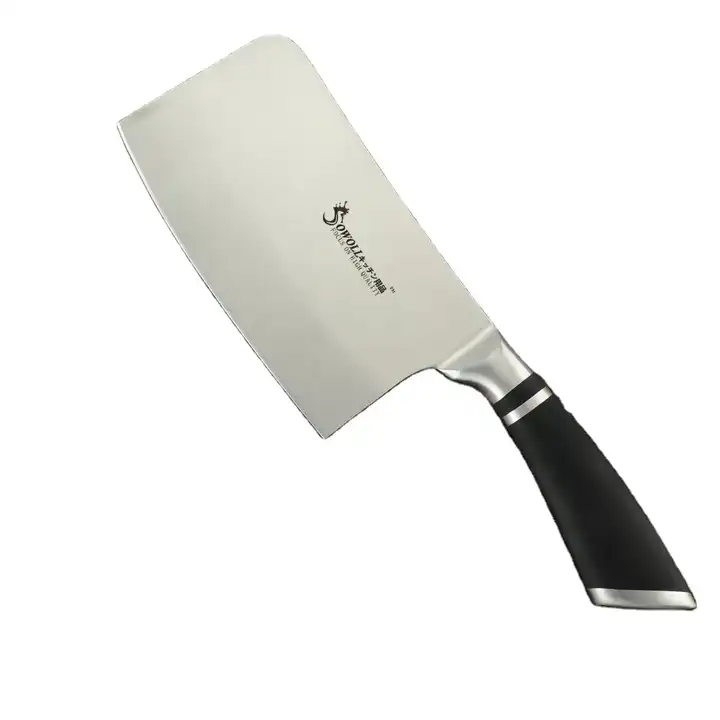 KEPEAK 3 PCS/Set 4cr14mov Stainless Steel Kitchen Knife Chopping Chef  Cleaver Knife Super Sharp Blade Comfortable Handle Knives Set 