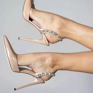 Nouveaux Escarpins de Luxe à Strass, Chaussures à Talons pour Femmes - Product Image 6