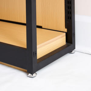 Étagère de magasin pratique <span class=keywords><strong>Miniso</strong></span> double face, présentoir de collations, étagère de rangement pour magasin de cosmétiques - Product Image 5