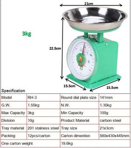 Báscula de Cocina Digital Inteligente con Precisión de 1 kg, 3 kg y 5 kg, Báscula Electrónica con Resorte - Product Image 3
