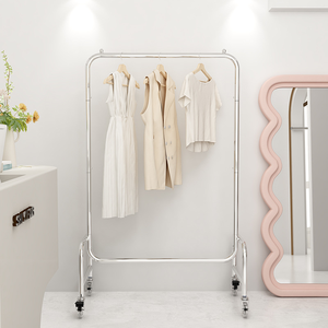 <span class=keywords><strong>Appendiabiti</strong></span> su Ruote Personalizzabile per Abbigliamento, Stand <span class=keywords><strong>Appendiabiti</strong></span> Mobile, <span class=keywords><strong>Carrello</strong></span> Porta Vestiti - Product Image 5