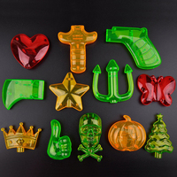 Bâtons lumineux en forme de cœur pour concerts, 1 pièce, en vrac, pour fêtes dans le noir, jouets pour enfants, bâton lumineux