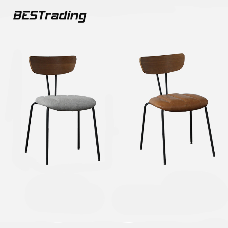 Скандинавский минималистичный домашний обеденный стул, лидер продаж, красный обеденный стул в промышленном стиле