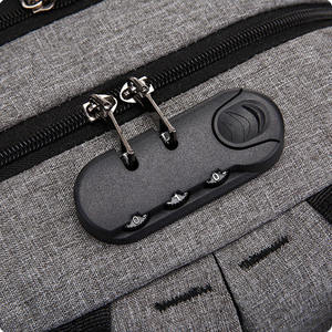 Custom Factory Price Custom Logo Durable Smell <b>Proof</b> Waterproof Mochilas School Smart Anti <b>Theft</b> <b>Backpack</b> With Usb Charging - Product Image 4