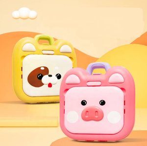 Tavolo da Disegno per Bambini in ABS con Contenitore - Cavalletto Artistico Multifunzionale a Forma di Maiale e Cane, Giocattolo Educativo per lo Sbozzamento Artistico dei Bambini - Product Image 6