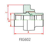 Oufei — ensemble de soudure avec vis à souder FMC WECO fig602, union de marteau, 1200 pièces
