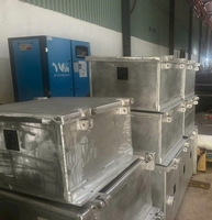 Boîtier de batterie en alliage d'aluminium anodisé et thermolaqué sur mesure, modèle TMC_A9, pour applications marines, construction robuste, étanche