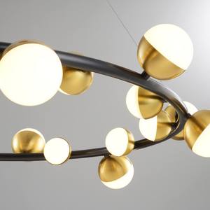 Lámpara de Araña Circular Creativa de Lujo Estilo Nórdico, Lámpara de Techo para Salón, Restaurante, Lámpara Colgante de Estilo Gran Villa, Lámpara Colgante de Frijol Mágico - Product Image 5