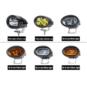Haz de punto <span class=keywords><strong>blanco</strong></span>, Faro de camión de 4 pulgadas, 20W, luz de conducción antiniebla Led de alto brillo para coche, Tractor todoterreno, remolque, Lámpara de trabajo de parachoques - Product Image 2
