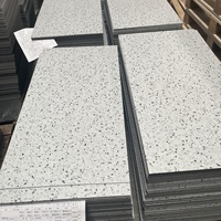 Revêtement de sol LVT effet marbre gris clair, pose à sec, aspect marbre, carrelage vinyle de luxe, durable, facile à nettoyer