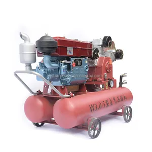 SHARPOWER brand w-3/5 5bar air compressor with s1115 diesel engine 28hp