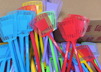 Promotion personnalisée : tapette à moustiques en plastique avec logo, surface en maille, vente chaude, pour publicité et promotion