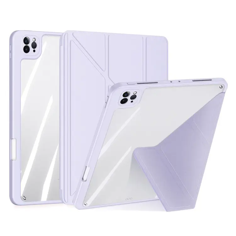 DUX DUCIS con supporto per Origami custodia per Tablet in pelle PU per iPad Pro 12.9 2022 2021 2020 Cover per Tablet