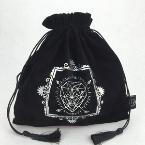 Bolsas de Regalo de Terciopelo Negro al por Mayor, Bolsas de Joyería con Cordón, Bolsas de Regalo con Logotipo Personalizado - Product Image 6