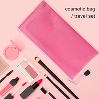 Sac de rangement étanche pour crayons pochette en nylon à fermeture éclair A6 organisateur de voyage dossier en plastique école bureau