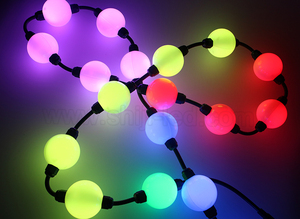 Phần mềm điều khiển đèn <span class=keywords><strong>LED</strong></span> cầu pixel nhiều màu sắc SHIJI trang trí Giáng sinh 360 điểm ảnh RGB DC12V/24V DMX512 - Product Image 6