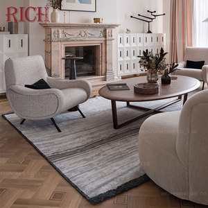 Moderno de Sillón tapizado <span class=keywords><strong>para</strong></span> damas sala de color puro de tela ropa de ocio de alta final sofá silla - Product Image 5