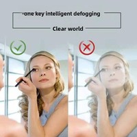 Miroir intelligent en céramique moderne avec éclairage LED anti-buée pour hôtels, appartements, villas, salles de bain - Marque YANKUN ODM OEM