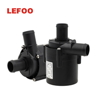 Pompe à eau solaire submersible LEFOO 12V 24V DC 60L/min 9m de hauteur de refoulement, haute efficacité, pour fontaine, bassin, petite circulation d'eau