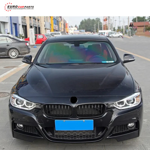 3 Series F30 Actualización a MT Style Parachoques de coche Faldones laterales Parachoques trasero Juego completo Kit de carrocería - Product Image 2