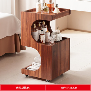 Specialized Beauty Salon Cart with Movable Storage Shelves for Skin Management Care Equipment Cosmetics and Hand-held <b>Tools</b> - Product Image 6