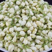 Fleurs de jasmin séchées non soufrées en vrac, fleurs de jasmin comestibles de qualité supérieure pour tisanes mélangées, vente en gros, OEM, marque privée