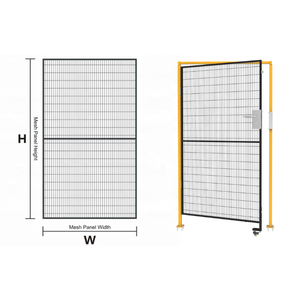 Bán Buôn Thép Kim Loại Bền Hàn Dây Lưới Hàng Rào Bảng Điều Khiển Hệ Thống An Toàn Công Nghiệp Hàng Rào An Toàn Máy - Product Image 3