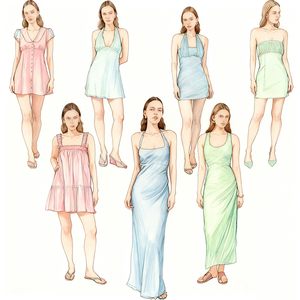 Váy đầm nữ in hoa vintage chất lượng cao, kiểu dáng kín đáo, thanh lịch, trang phục Hồi giáo, đầm maxi nữ, đầm Muslimah - Product Image 1