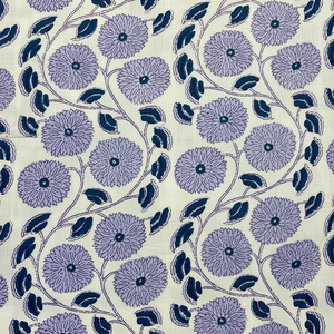 ผ้าอินดิโก้พิมพ์ลายบล็อกด้วยมือผ้าฝ้าย100% สำหรับเสื้อเชิ้ตและกระเป๋าใช้งานได้หลากหลาย - Product Image 1