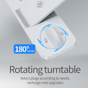 Station de charge sans fil 3-en-1 à charge rapide, station de charge sans fil multifonctionnelle compatible avec les téléphones mobiles <span class=keywords><strong>iPhone</strong></span> Samsung - Product Image 3