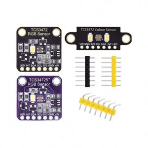 Capteur de reconnaissance de couleur TCS34725, module de détection de lumière vive, prise en charge RGB IIC, Arduion <span class=keywords><strong>STM32</strong></span>, capteur de couleur RGB TCS34725 - Product Image 1