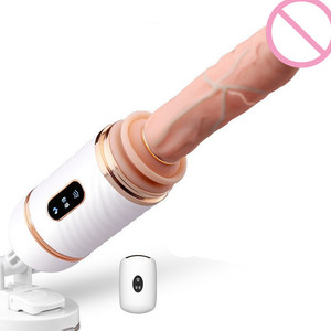Hochwertiger Realistischer Dildo für Männer Sexmaschine Weiblich 7 Geschwindigkeiten Teleskop-Vibrator Frauen Klitoris Masturbationshilfe Produkt - Product Image 3