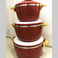 Olla Térmica de Gran Tamaño y Calidad Premium, 2.5L 4.5L 6.5L, Juego de Ollas Aisladas con Interior Metálico para Banquetes