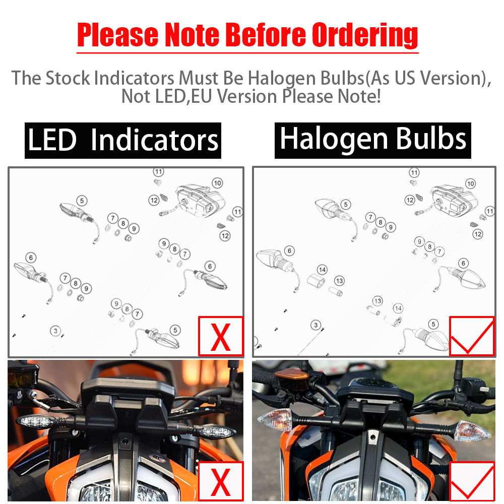 Type B (les clignotants d'origine sont HALOGÈNE.)